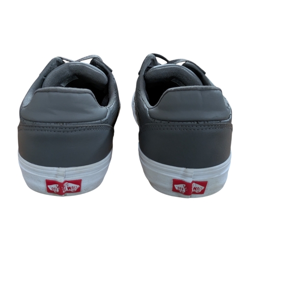 Vans Ward DX Gray Leather Skate Sneakers Size 13 - Picture 4 of 11